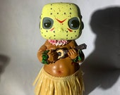 Jason Voorhees Dashboard Hula Chubby Male w Ukulele (It Bobbles ) - 7in Height