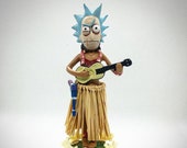 Evil Rick (from Rick Morty) Dashboard Hula (4.5 quot height)