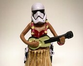HulaTroopers - Storm Trooper Hula Girl with adhesive bottom 4.5in height