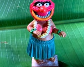 Animal Muppets HulaTrooper Dashboard Hula Girl with adhesive bottom (4in height)