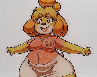 Chubby Yellow Dog Acrylic Standee