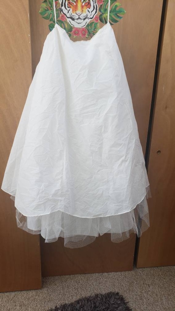 Vintage wedding dress under skirt dress size 8 Ma… - image 1