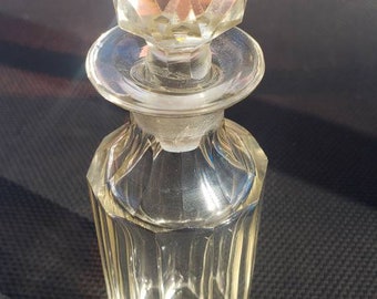 Antique crystal cut Perfume Bottle