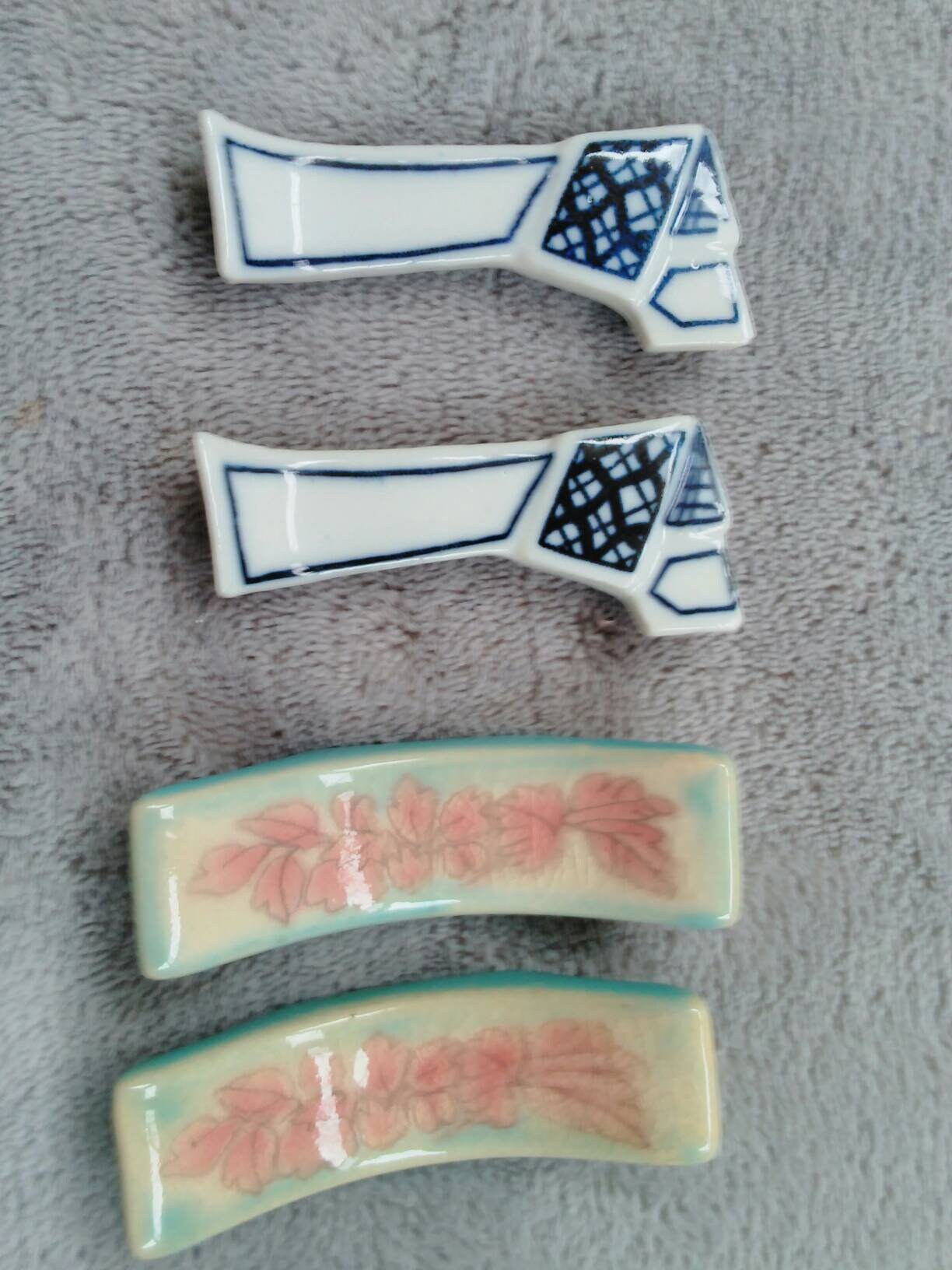 Vintage Collection Set of 4 Porcelain Chopsticks Rests Etsy UK