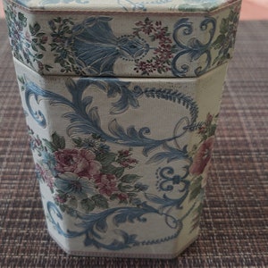 Vintage RARE Asian silk and paper box