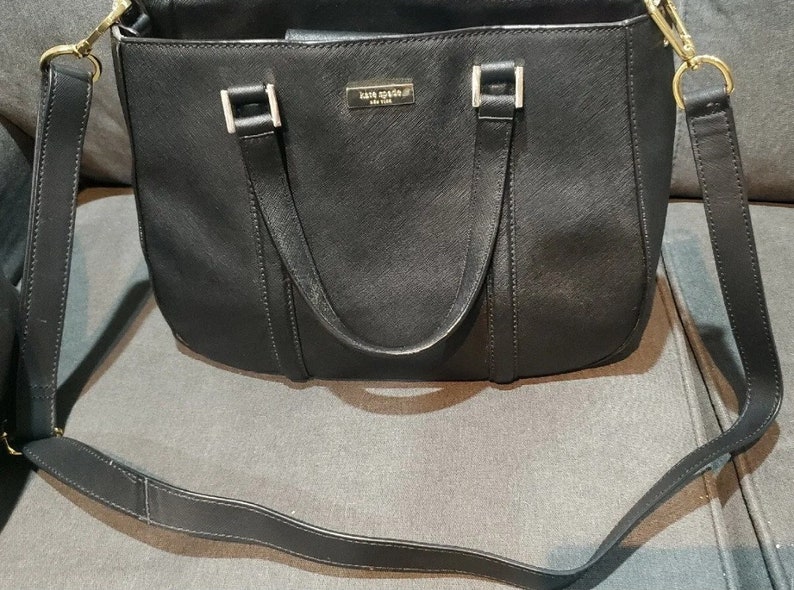 Vintage Upcycled black Kate Spade bag image 1