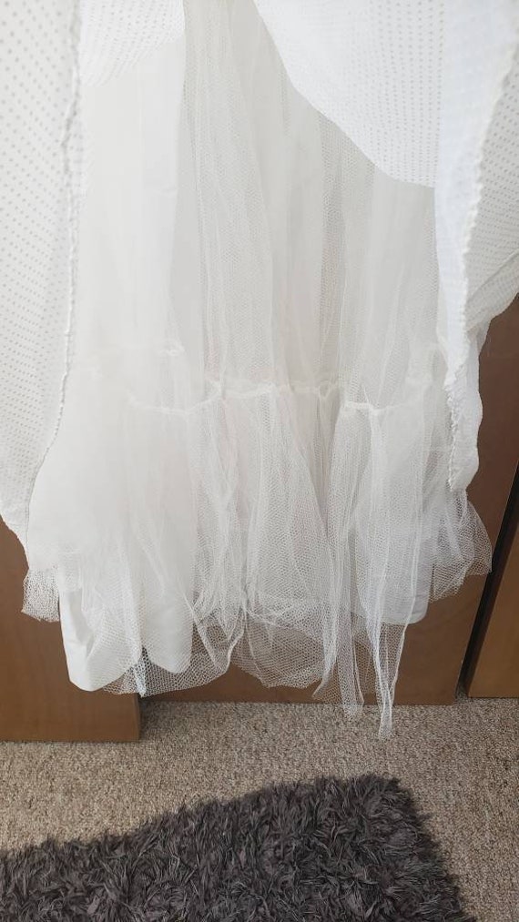 Vintage wedding dress under skirt dress size 8 Ma… - image 8