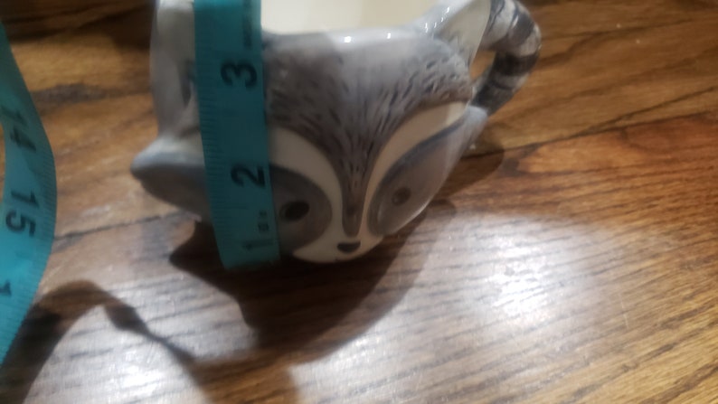 Sure la Table racoon small kids ceramic mug image 5