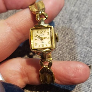 Antique RARE Elgin watch 10k and mesh strap