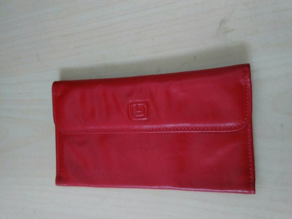 Vintage Collection - Red Napa Leather Wallet by A… - image 1