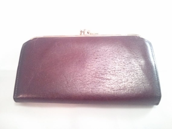 Vintage Brown Leather Wallet by Oleg Cassini - image 4