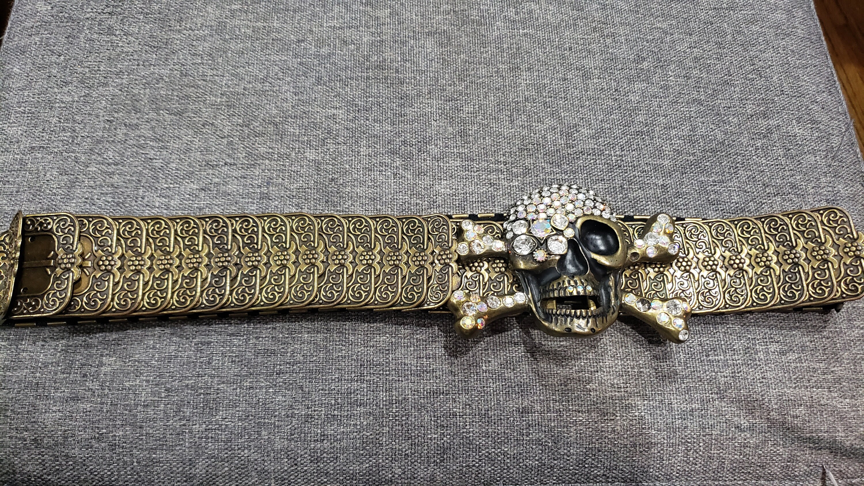 Rhinestone Mesh Belt - Etsy