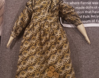 Vintage Donna Gilbert Handmade Vintage 16” Doll Fannie