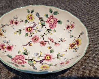 Vintage James Kent Dish Old Foley Chibese Cherry blossom Made in England