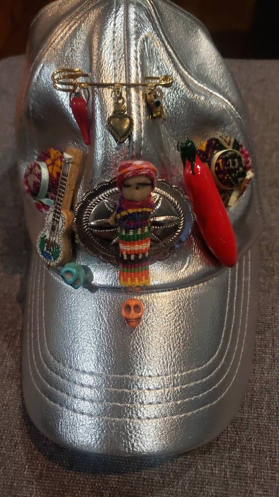 Customized Cinco De Mayo Metallic Hat pepper guita