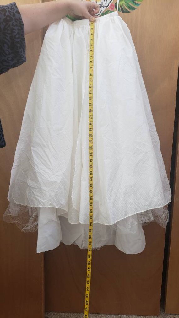 Vintage wedding dress under skirt dress size 8 Ma… - image 6