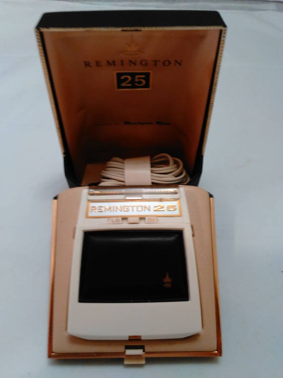 Vintage Electric Shaver Remington 25 vintage shaver Remington 25 DELUXE