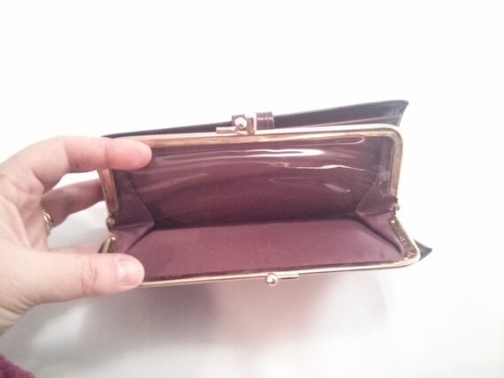 Vintage Brown Leather Wallet by Oleg Cassini - image 3