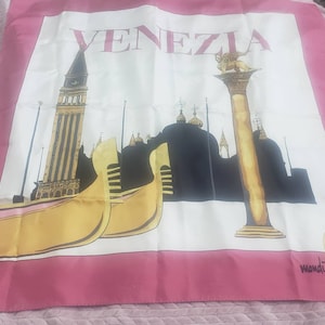 Vintage Venezia Souvenier Scarf by Mondi