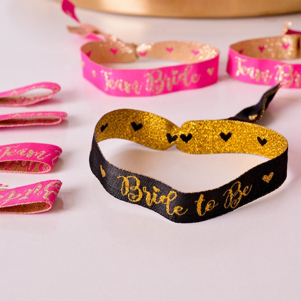 Team Bride Hen Party Wristband / Bracelet - Hen Do - Favours - Hen Night Accessories - Hen Party - Bag Fillers