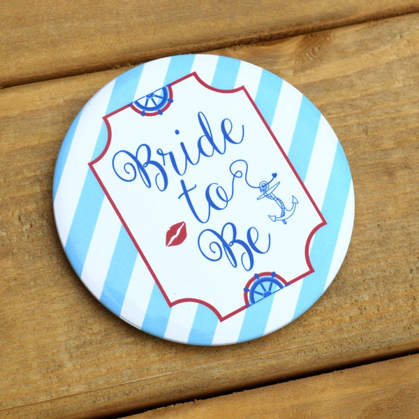 Last Sail before the Veil BRIDE TO BE Badge / Bride to Be - Hen Do - Favours - Sailor Hen Night Accessories - Hen Party - Bag Fillers