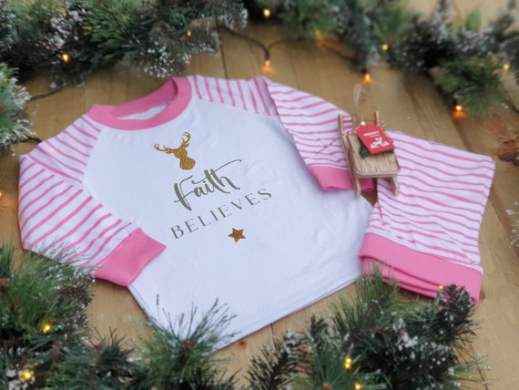 Personalised kids online christmas pyjamas