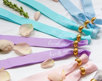 Bride Tribe Pastel Hen Party Wristband / Bracelet - Hen Do - Favours - Hen Night Accessories - Hen Party - Bag Fillers / Classy Hen Party