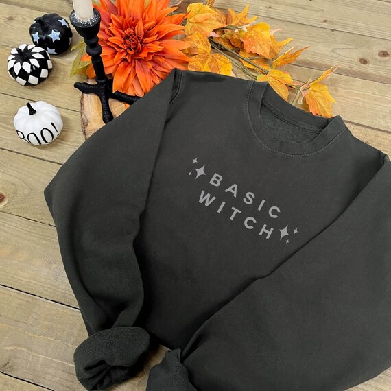 SLOGAN SWEATSHIRT Unisex Basic Witch Halloween Cosy Jumper Ladies Autumn Clothing Women s Sweater Sizes Extra Small to 2XL Etsy UK