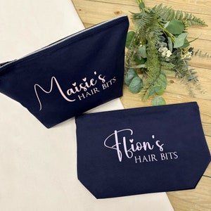 Personalised COSMETIC STUFF BAG | Make Up Bag, Hair Accessories Bag, Storage bag, Christmas Gift, Birthday Gift, Gift For Her, Girls Gift