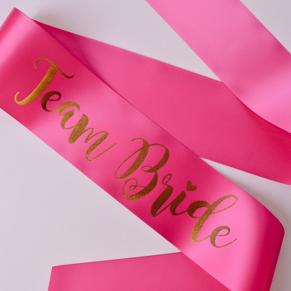 Bride To Be Sash Pink & Gold Bride To Be Sash Pink & Gold