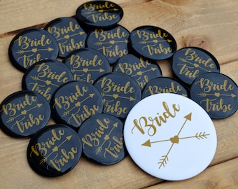 Bride Tribe Hen Party Badge / Bride to Be - Hen Do - Favours - Hen Night Accessories - Hen Party - Bag Fillers