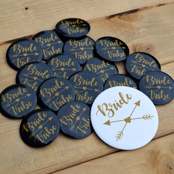 Bride Tribe Hen Party Badge / Bride to Be - Hen Do - Favours - Hen Night Accessories - Hen Party - Bag Fillers