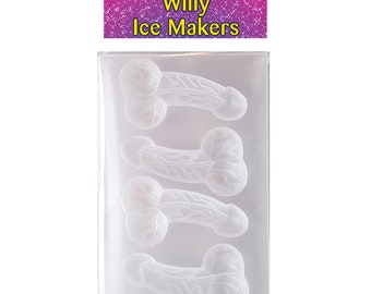 Silicone Ice Cube Mold Funny Man Genital Shaped Ice Cube for  Whiskey,Cocktail