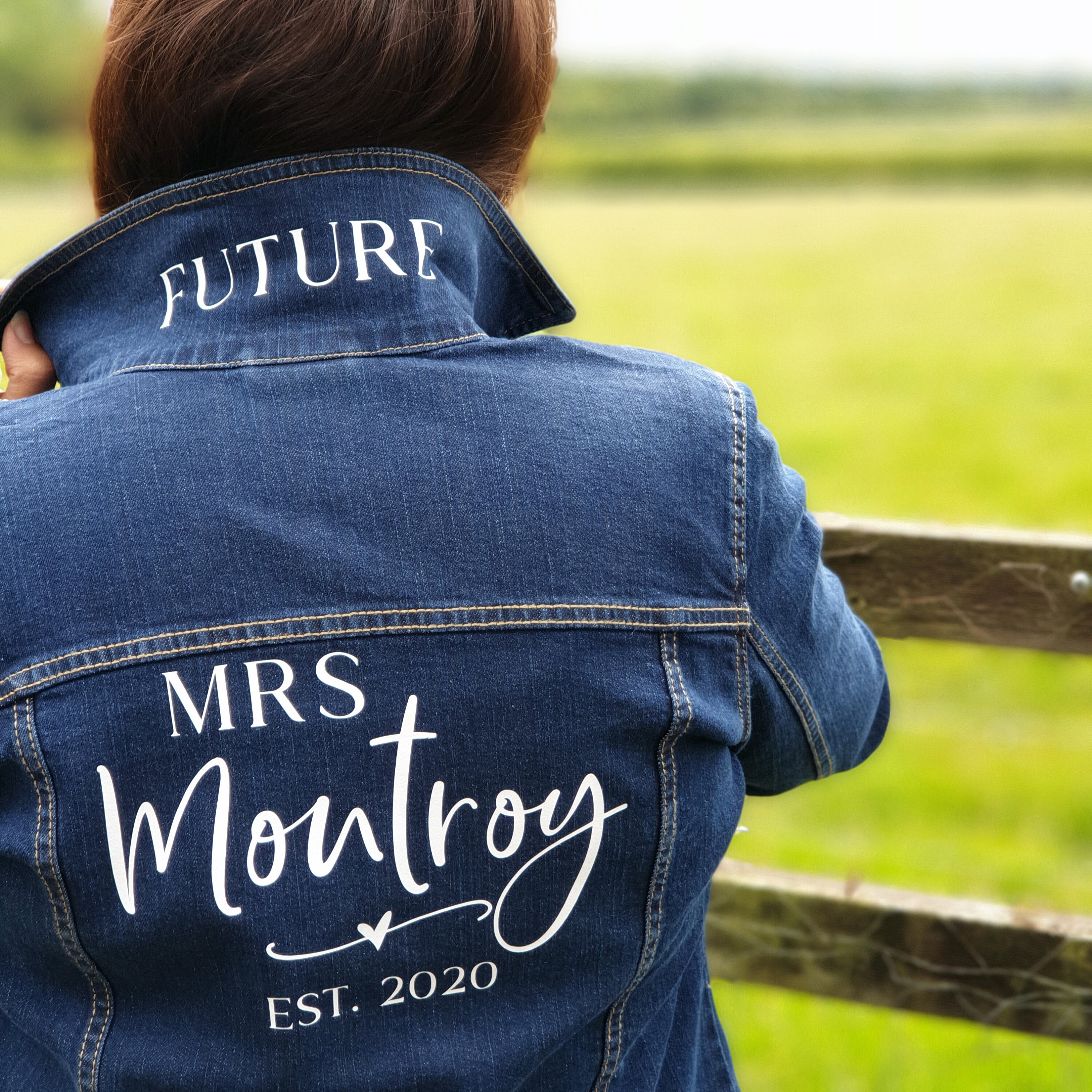 PERSONALISED BRIDE JACKET Custom Wedding Denim Jacket Just Etsy