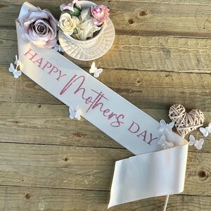 FELICE FESTA DELLA MAMMA Fascia glitterata / Regalo personalizzato per la mamma / Fascia glitterata di lusso / Regalo personalizzato / Fascia personalizzata / Regalo per la mamma