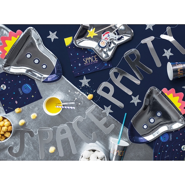 SPACE PARTY DECORATIONS - Space Boys Partyware - Tableware Birthday Party Decorations Partyware Packs