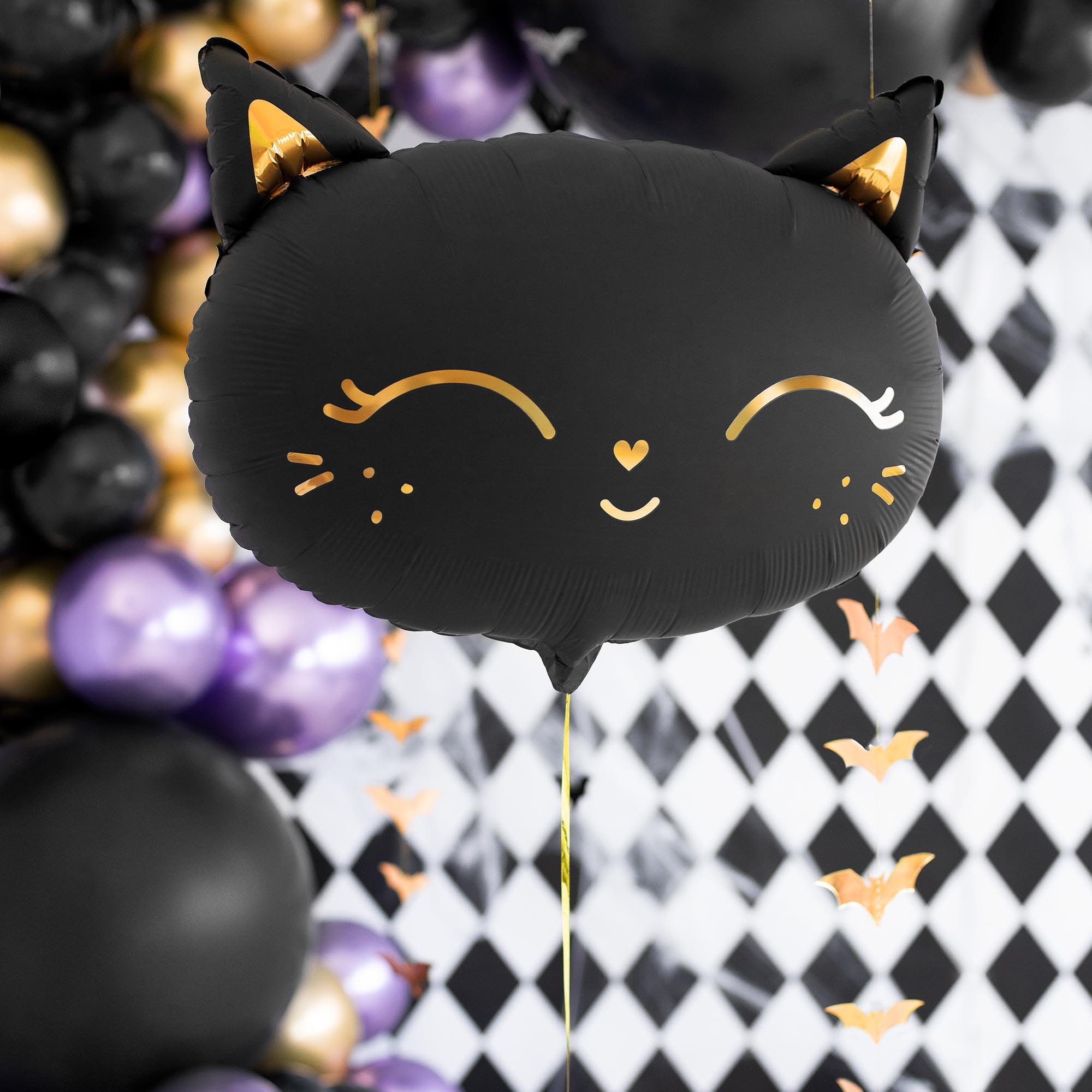 GLOBO DE GATO DE HALLOWEEN / Decoraciones de Halloween / Globo lleno de  aire o helio / Decoración de fiesta de Halloween - Etsy México, image size:2000x2000