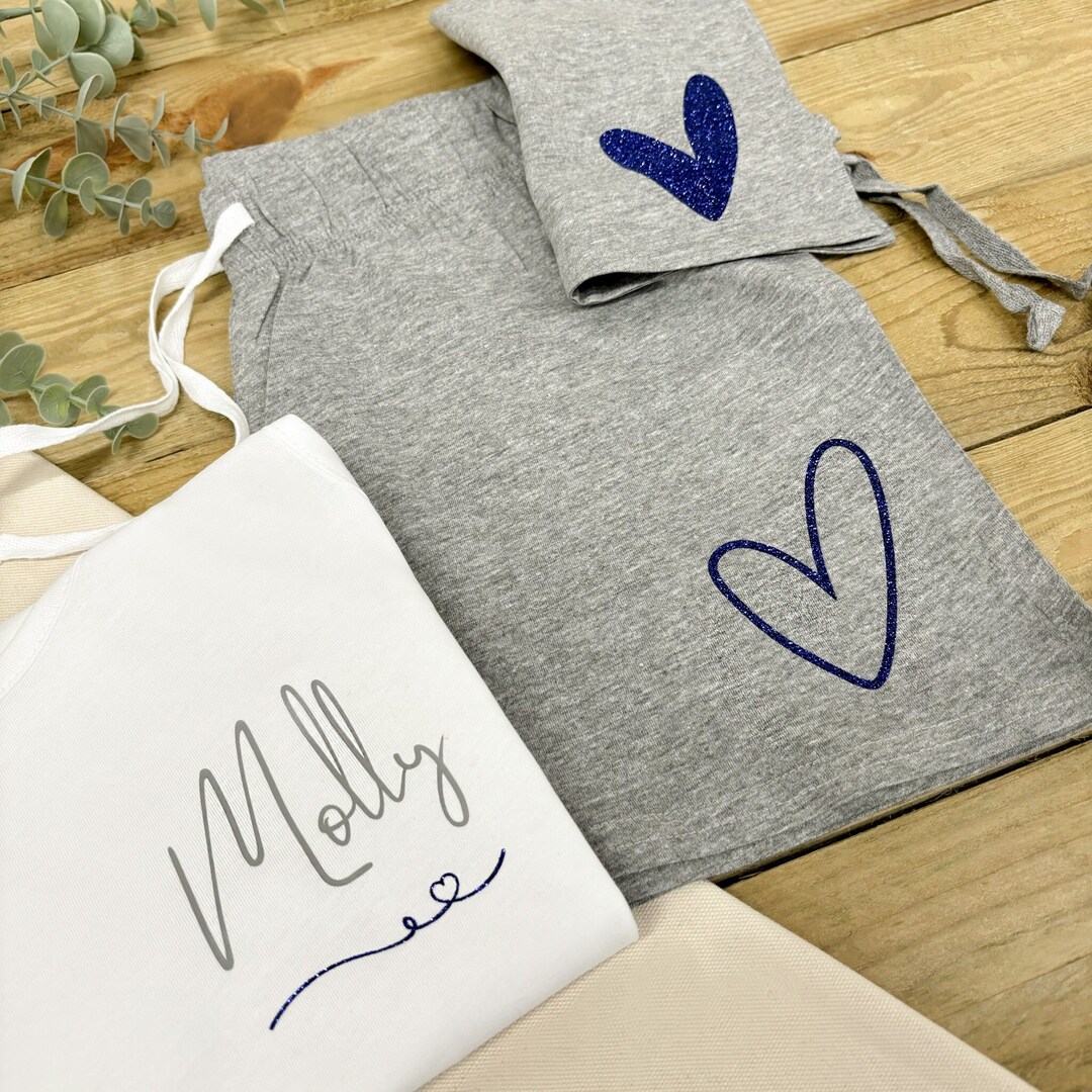 WOMENS PYJAMAS SET | Personalised Womens Pyjamas With Name ...