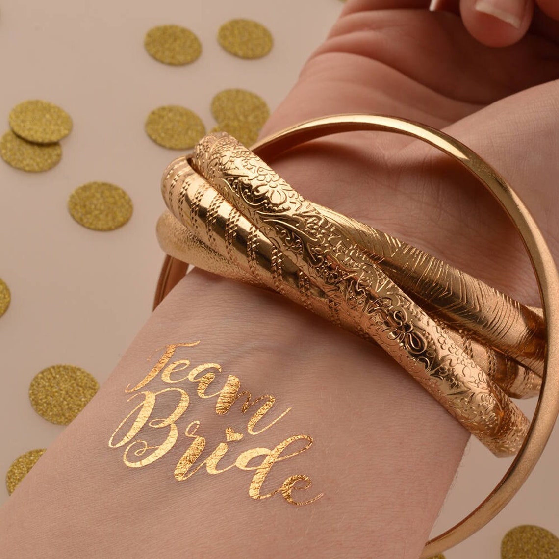 Team Bride Hen Party Temporary Tattoos / Bride to Be Hen Party image 1