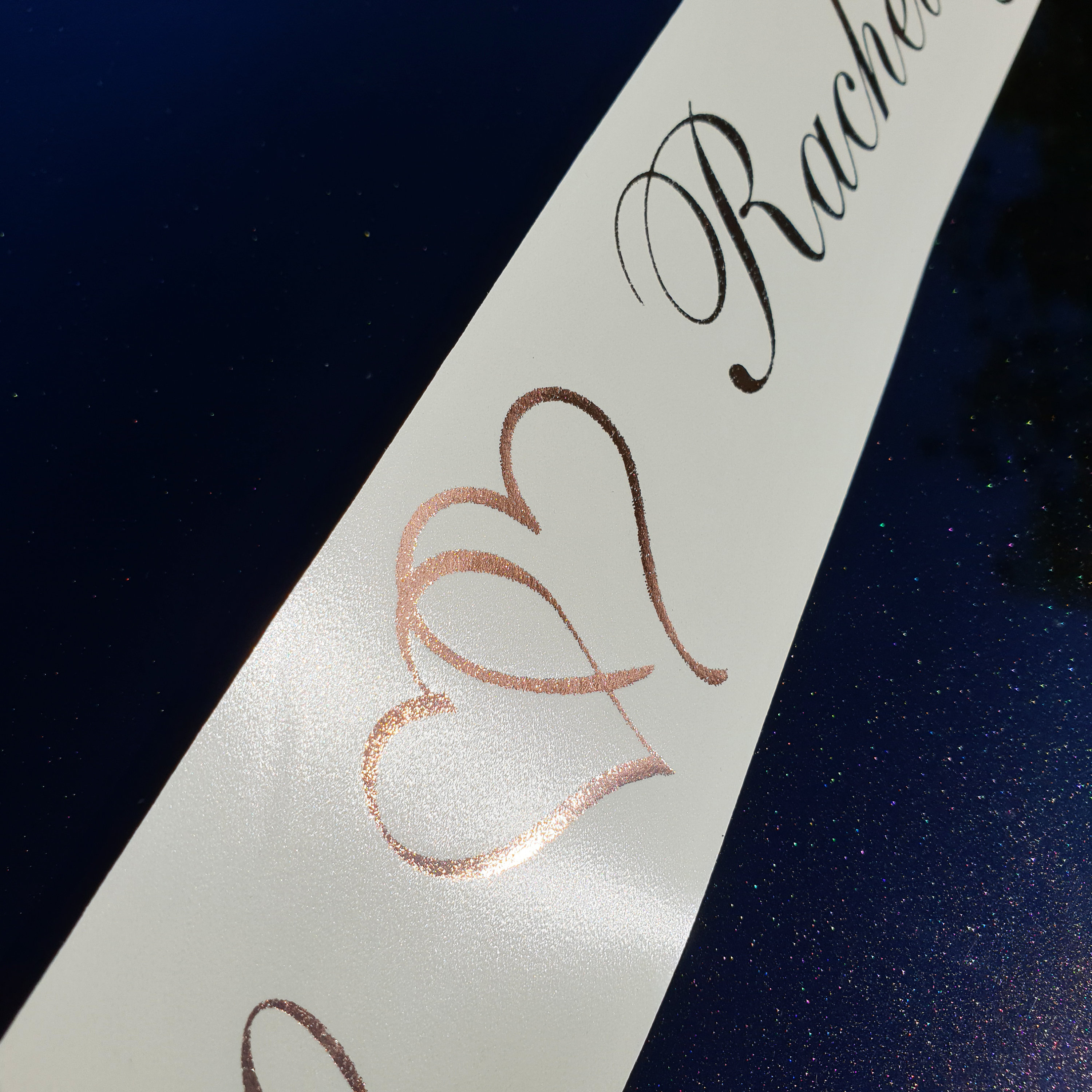 Personalised Wedding Car Ribbon and Bow Kit Printed Etsy UK