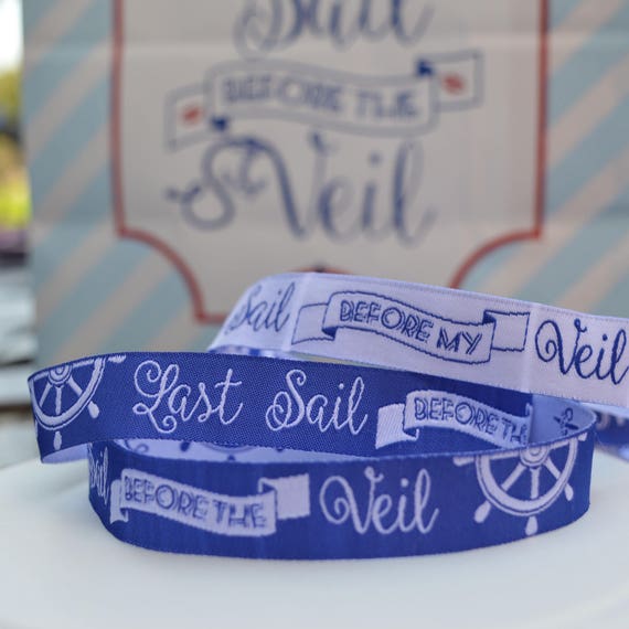 Personalised Hen Party Sashes Last Sail Before The Veil