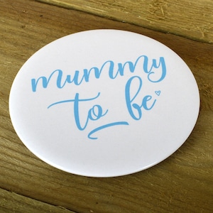 Baby Shower MUMMY TO BE Badge | Boys Baby Shower | Blue Baby Shower | Baby Shower Badge | Mum to Be Gift | Baby Shower Gift