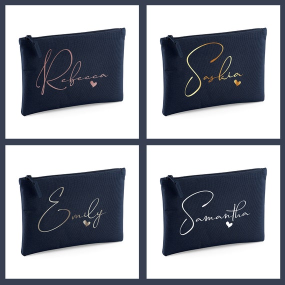 Mistery Box Make Up Borsa Per Trucco Personalizzata Con Nome - Grande, In Cotone, Regalo Compleanno O Natale Borsa Akcraftcrazy Personalizzata - Foto 4