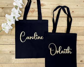 PERSONALISED TOTE BAG - Personalised Shopping Bag, Custom Tote, Personalised Bag, Name Bag, Personalised Gift, Friend Gift, Gifts For Her