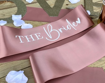 THE BRIDE GLITTER Sash | Bride to Be Sash | Mrs To Be | Hen Party Sash | Bride Sash | Luxury Glitter Sash | Personalised Bride to Be Gift