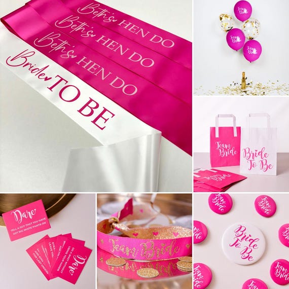 Classy Hen Party Sashes & Badges | Hen Party Accessories – Wedding In A Teacup - Foto 12