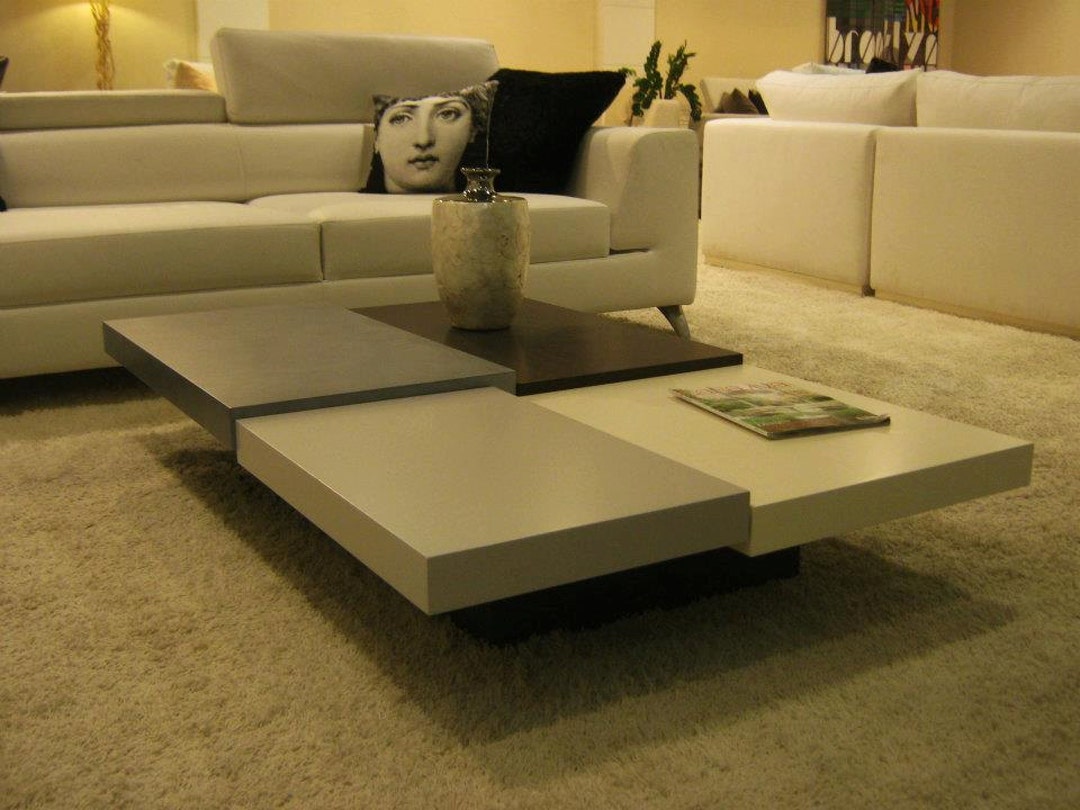 Contemporary Sofa Table/ Coffee Table/ Custom Made/ Multi Color Sofa