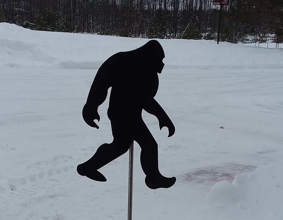 Yeti Bigfoot Sasquatch Metal Yard Art 3 Designs Etsy
