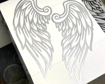 Angel Wings Metal Wall Decor/Art Many Finishes