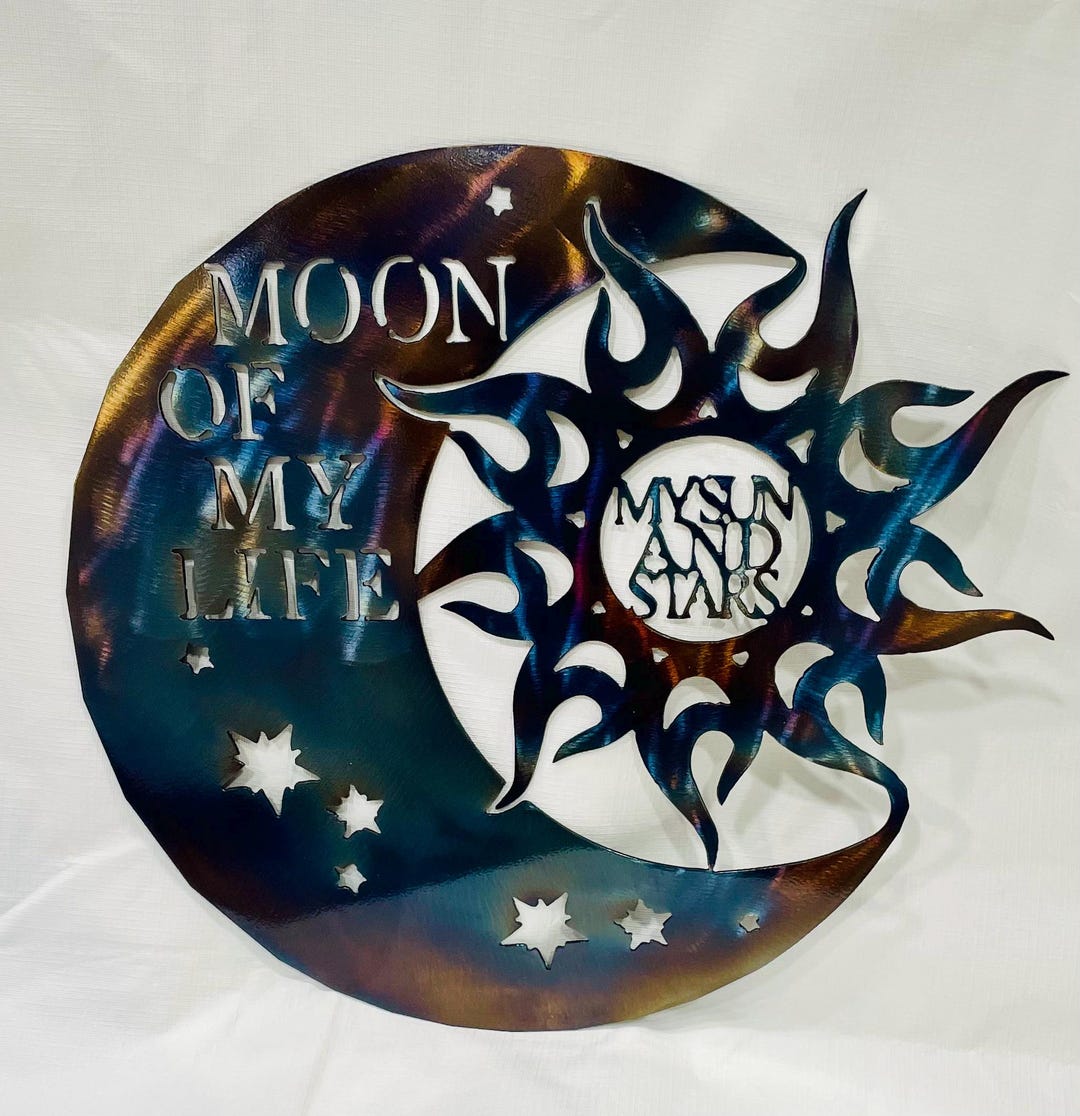 New! Moon of My Life: My Sun and Stars Wall Art - Etsy